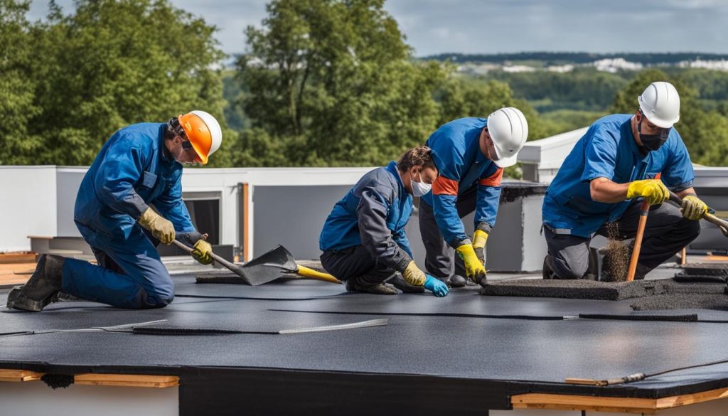 Bitumen dakisolatie vervangen