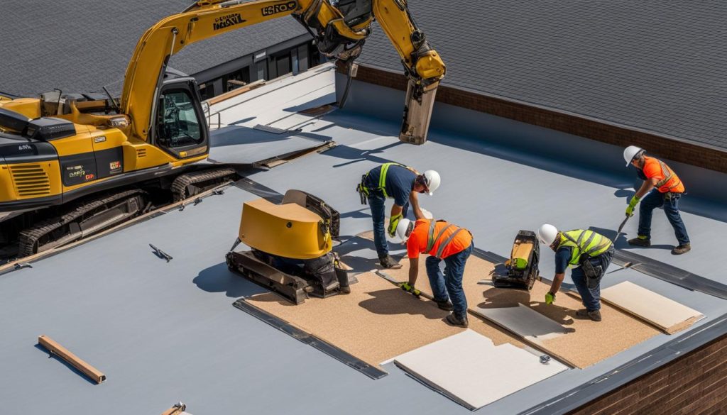 Dakbedekking plat dak renovatie