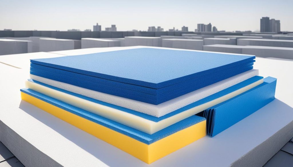 Plat dak isolatiematerialen
